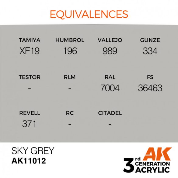 Sky Grey 17ml - AK11012 - Acrylic