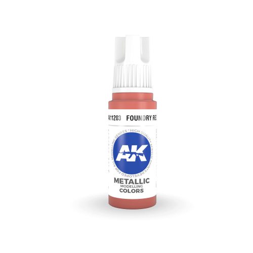 Foundry Red - Metallic 17ml - AK11203 - Metallic