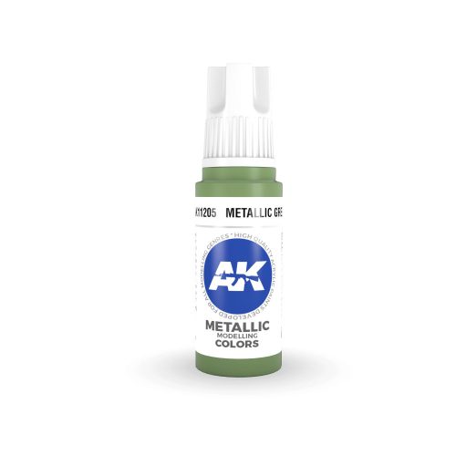 Metallic Green - Metallic 17ml - AK11205 - Metallic