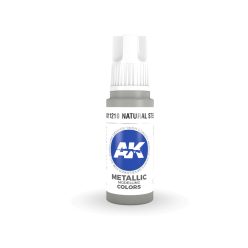 Natural Steel - Metallic 17ml - AK11210 - Metallic