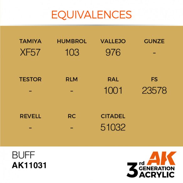 Buff 17ml - AK11031 - Acrylic