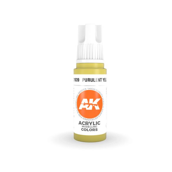 Purulent Yellow 17ml - AK11039 - Acrylic