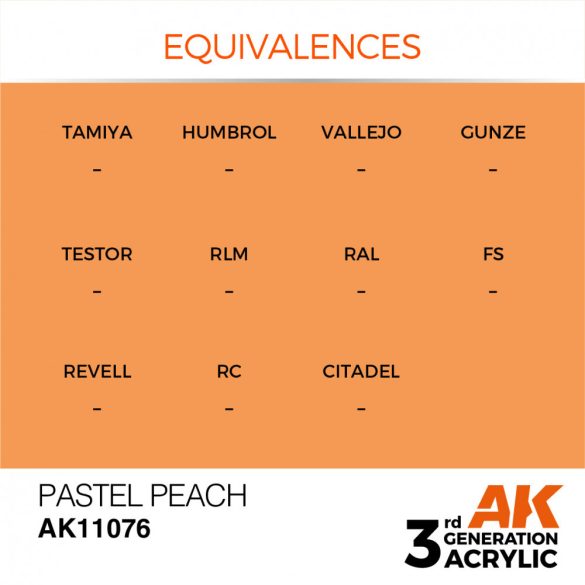 Pastel Peach 17ml - AK11076 - Pastel