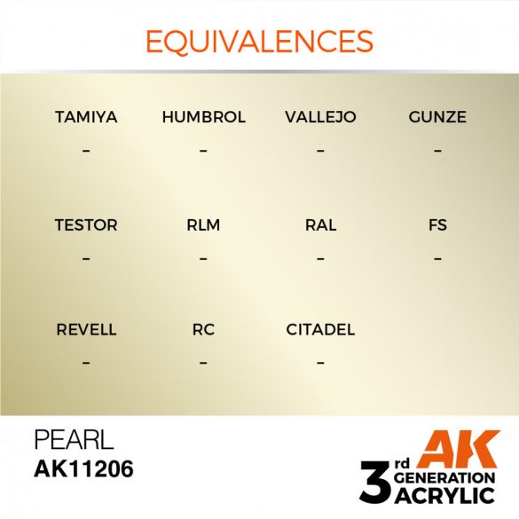 Pearl - Metallic 17ml - AK11206 - Metallic