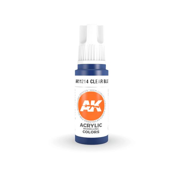 Clear Blue 17ml - AK11214 - Acrylic