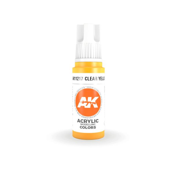 Clear Yellow 17ml - AK11217 - Acrylic