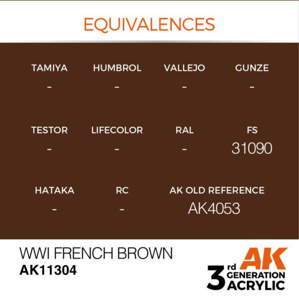 WWI French Brown - AK11304 - AFV