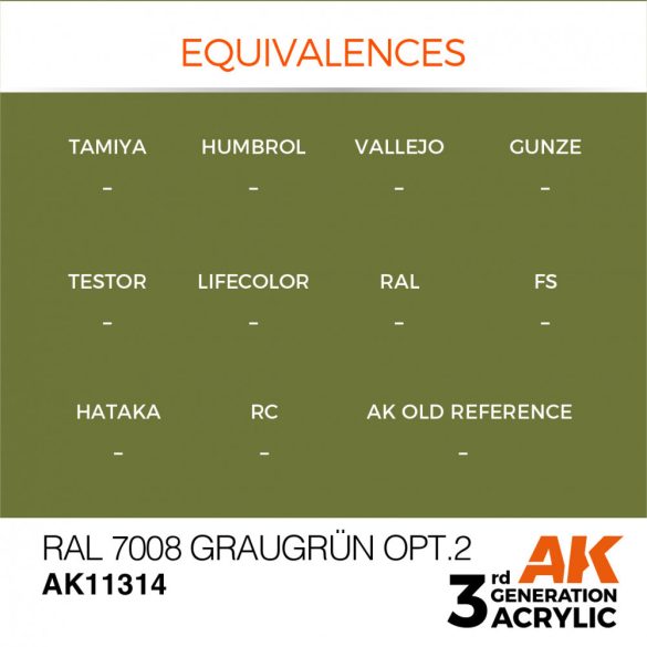 RAL 7008 Graugrün Opt 2 - AK11314 - AFV