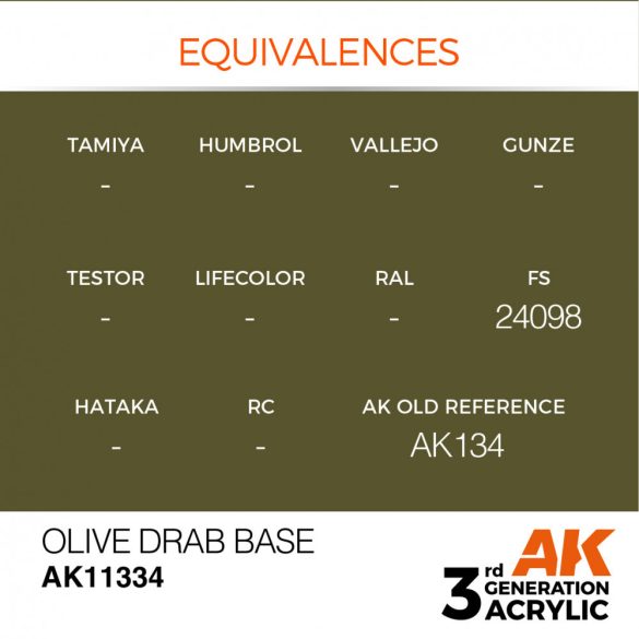 Olive Drab Base - AK11334 - AFV