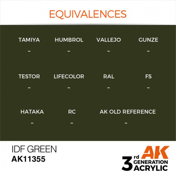 IDF Green - AK11355 - AFV