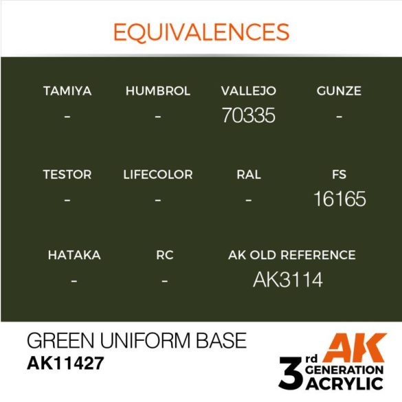 Green Uniform Base - AK11427 - Figure