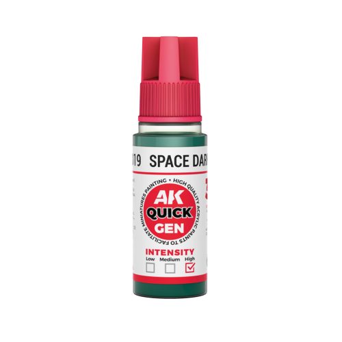 AK17019 - SPACE DARK GREEN 18 ml - QUICK GEN