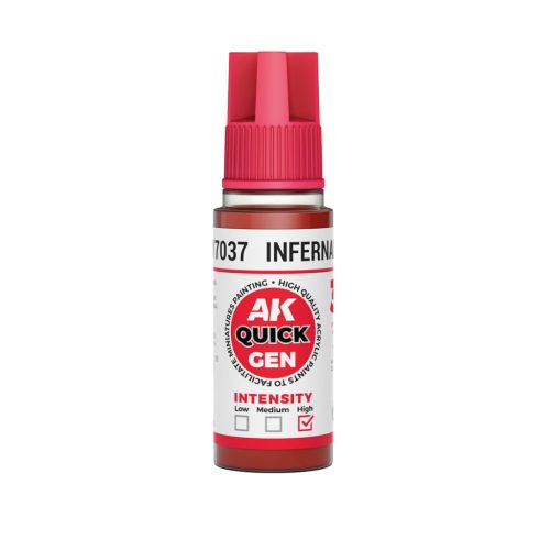 AK17037 - INFERNAL RED 18 ml - QUICK GEN