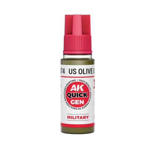 AK17074 - US OLIVE UNIFORM 18 ml - QUICK GEN