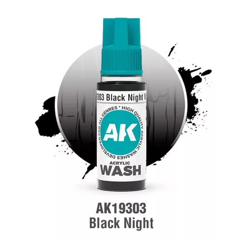 AK19303 - Black Night Wash 18ml 