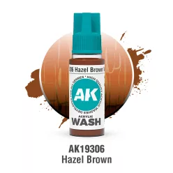 AK19306 - Hazel Brown Wash 18ml 