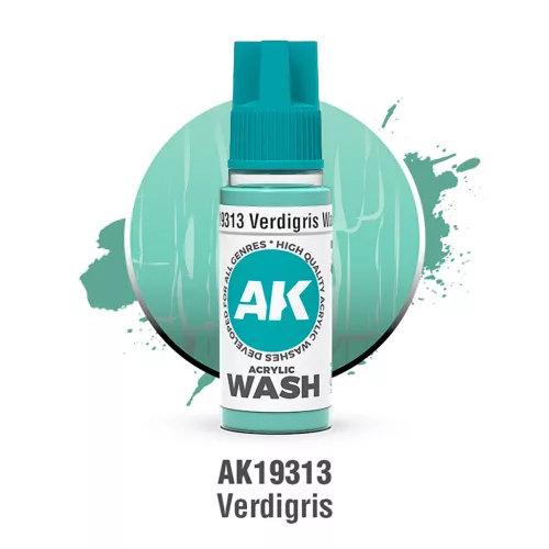 AK19313 - Verdigris Wash 18ml 