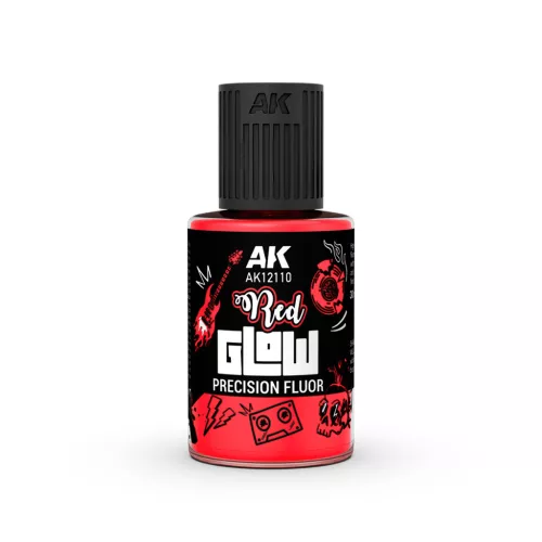 RED GLOW PRECISION FLUOR - AK12110