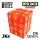 36x D6 12mm Dice - Orange