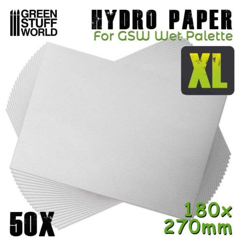 HYDRO PAPER sheet XL - 180x270mm - Pack x50