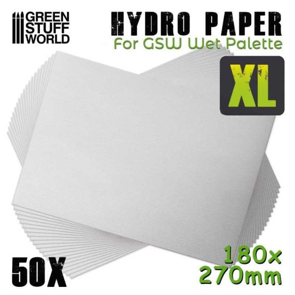 HYDRO PAPER sheet XL - 180x270mm - Pack x50