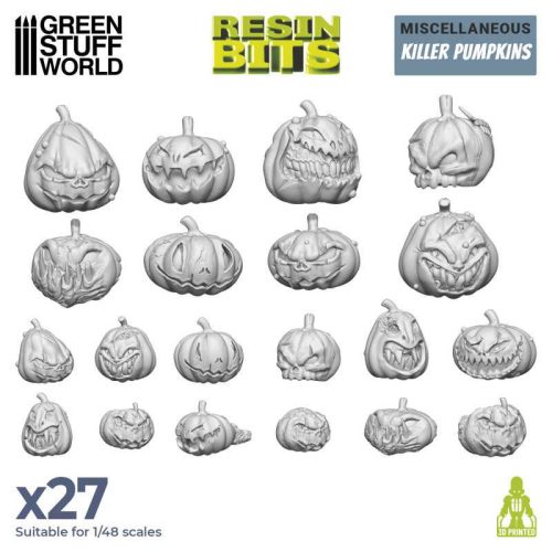 3D printed set - Killer Pumpkins