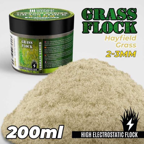 Grass Flock - HAYFIELD GRASS 2-3mm (200ml)
