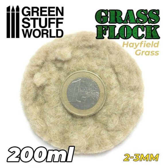 Grass Flock - HAYFIELD GRASS 2-3mm (200ml)