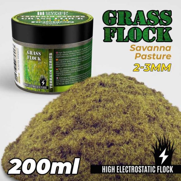 Grass Flock - SAVANNA PASTURE 2-3mm (200ml)