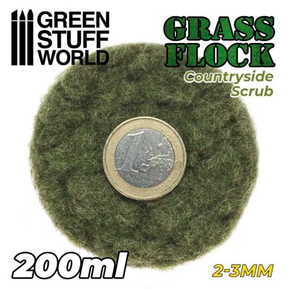 Grass Flock - COUNTRYSIDE SCRUB 2-3mm (200ml)