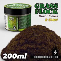 Grass Flock - BURNT FIELDS 2-3mm (200ml)