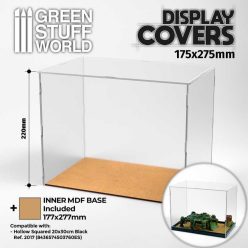 Acrylic Display Covers 175x275mm (22cm high)