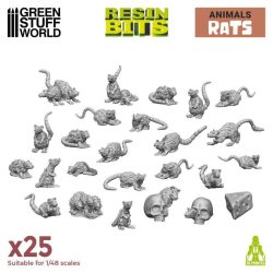 3D printed set - Small Rats