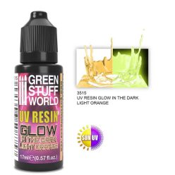 UV RESIN 17ml LIGHT ORANGE - Glow in the Dark