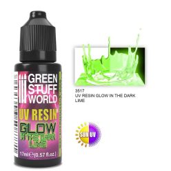 UV RESIN 17ml LIME - Glow in the Dark