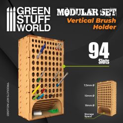 Vertical brush holder