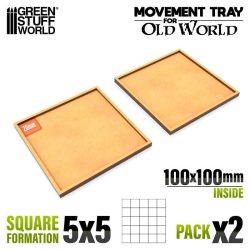 MDF Movement Trays 100x100mm - x2
