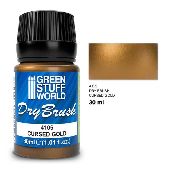 Metallic Dry Brush - CURSED GOLD 30 ml