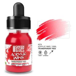 Transparent Acrylic Ink - Red