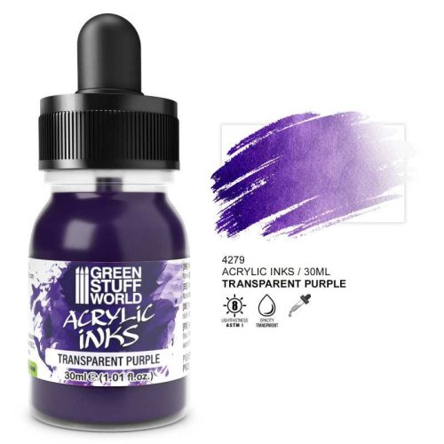 Transparent Acrylic Ink - Purple