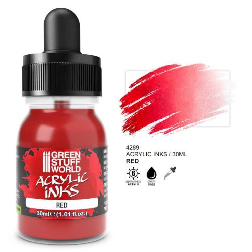 Acrylic Ink Opaque - Red