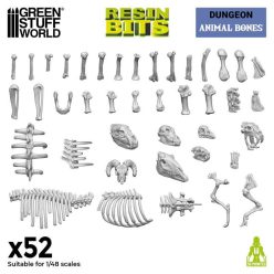 3D printed set - Animal Bones 1:48