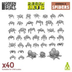 3D printed set - Small Spiders Resin Set