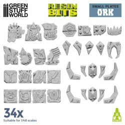 3D printed set - Small Ork plates