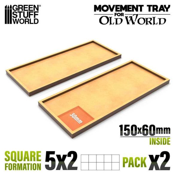 MDF Movement Tray 150x60mm - 2db