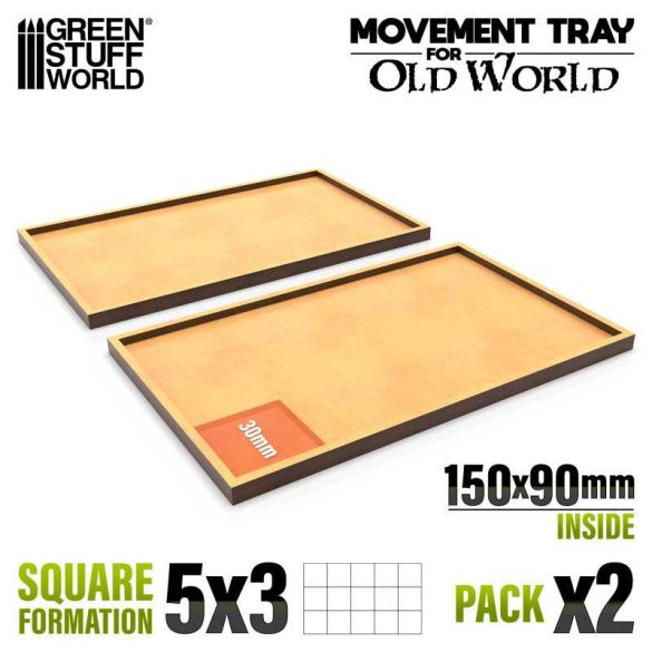 MDF Movement Tray 150x90mm - 2db