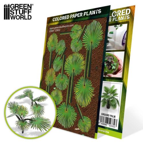 Colored Paper Plants - Ground Palm