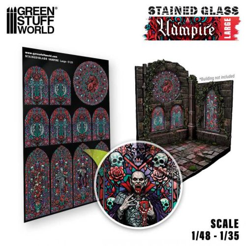 Vampire Stained Glass - Large