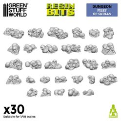 3D printed set - Piles of Skulls 1:48