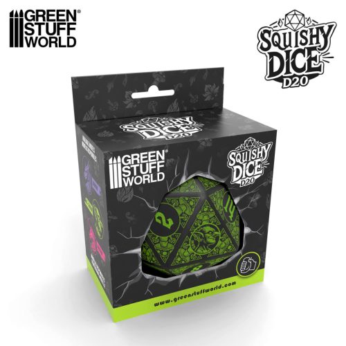 Mega D20 Squishy Dice - GOBLIN